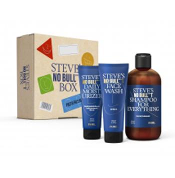 Steve´s Fresh Face All Day Steve's denný hydratačný krém 100 ml + umývací gél na tvár 100 ml + šampón na vlasy a fúzy 250 ml darčeková sada