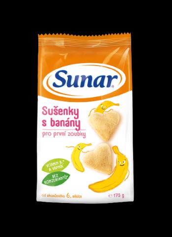 Sunar Sušienky s banánmi pre prvé zúbky, 1 x 175 g