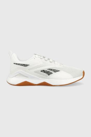 Tréningové topánky Reebok Nanoflex TR 2.0 V2 biela farba