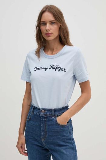 Bavlnené tričko Tommy Hilfiger dámske, WW0WW42589