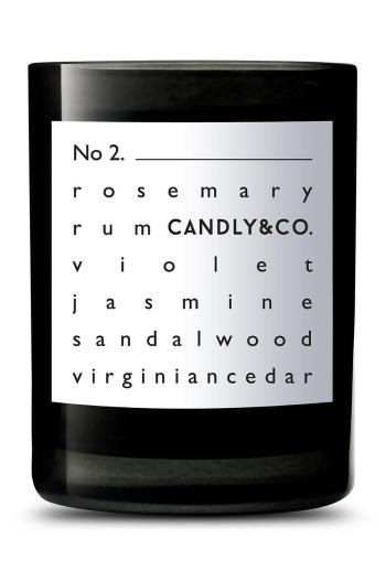 Candly Voňavá sójová sviečka No2. Rosemary & Rum