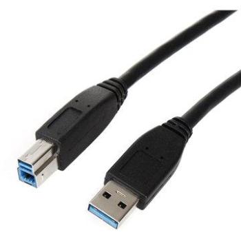Roline USB 3.0 prepojovací 0,8 m A-B čierny (11028869)