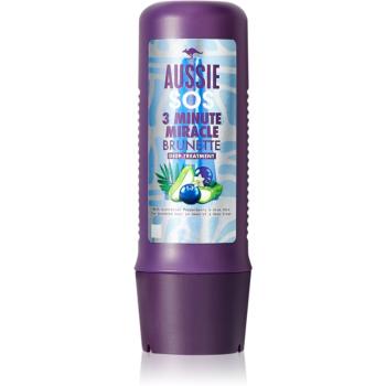 Aussie 3 Minute Miracle Brunette regeneračná a hydratačná maska na vlasy pre tmavé vlasy 225 ml