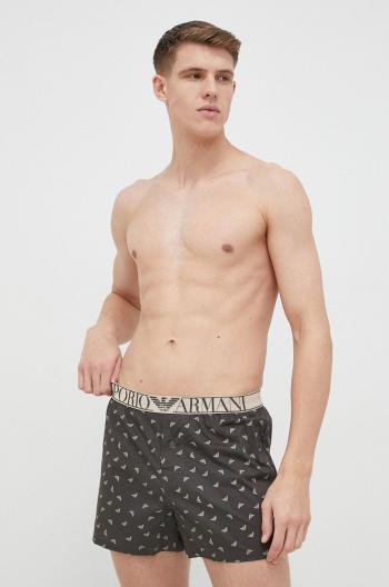 Bavlnené boxerky Emporio Armani Underwear šedá farba