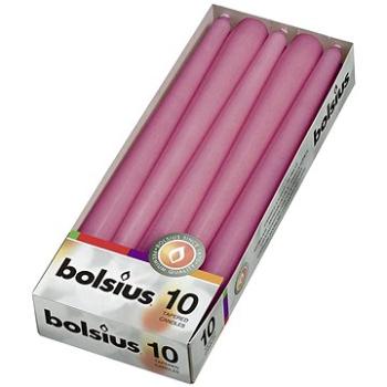 BOLSIUS parafínová sviečka fuksiová 10 ks (8717847134158)