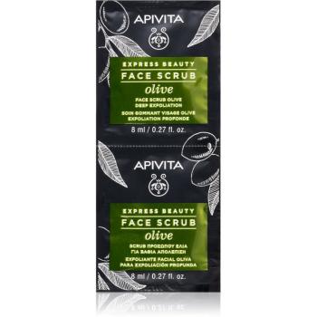 Apivita Express Beauty Olive intenzívny čistiaci peeling na tvár 2 x 8 ml