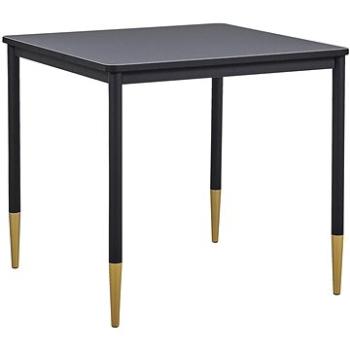Jedálenský stôl 80 x 80 cm čierny SHALFORD, 249558 (beliani_249558)