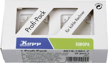 Kopp 2-násobný rámček  Európa arktická biela, matná 401913017