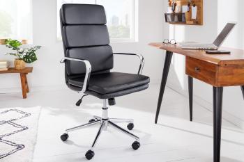LuxD Dizajnová kancelárska stolička Taipa čierna