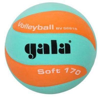 Míč volejbal SOFT 170g BV5681SCO ORANŽOVO/ZELENÝ GALA