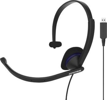 KOSS CS195 headset k PC s USB káblový na ušiach čierna