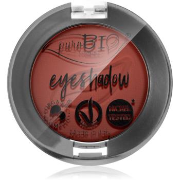 puroBIO Cosmetics Compact Eyeshadows očné tiene odtieň 13 Marsala 2,5 g