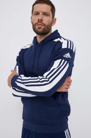 Tepláková mikina adidas Performance Squadra 21 tmavomodrá farba, s kapucňou, s nášivkou