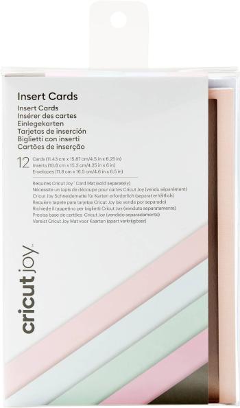 Cricut Joy Insert Cards sada kariet  viacfarebná, pastelová