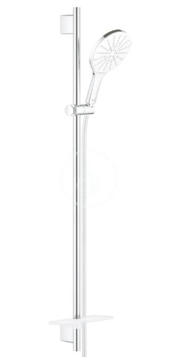 GROHE - Rainshower SmartActive Súprava sprchovej hlavice 150 9,5 l/min, 3 prúdy, tyče 900 mm a hadice, mesačná biela 26594LS0
