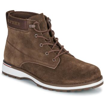 Tommy Hilfiger  CORPORATE OUTDOOR SUEDE BOOT  Polokozačky Hnedá