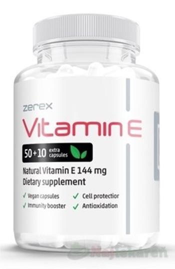 Zerex Vitamín E v prírodnej forme 60 kapsúl