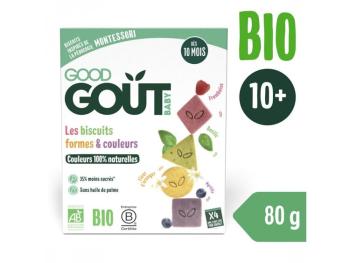 GOOD GOUT BIO Sušienky farby & tvary 80 g,GOOD GOUT BIO Sušienky farby & tvary 80 g