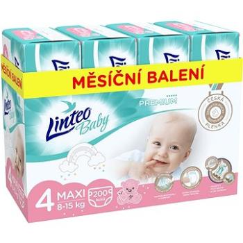 LINTEO Baby Prémium MAXI (8 – 15 kg) 200 ks (8595686303719)