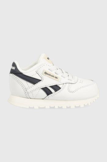 Detské tenisky Reebok Classic CL LTHR biela farba