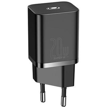 Baseus Super SI sada adaptéra USB-C 20W a kábla USB-C do Lightning 1 m, čierna (TZCCSUP-B01)