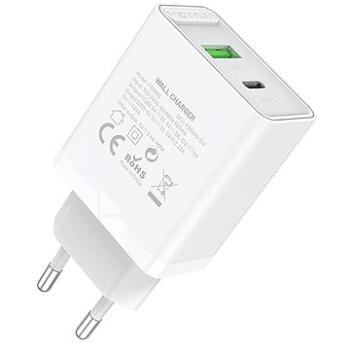 Vention 2-Port USB (A+C) Wall Charger (18 W + 20 W PD) White (FBBW0-EU)