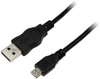 LogiLink #####USB-Kabel USB 2.0 #####USB-A Stecker, #####USB-Micro-B Stecker 0.60 m čierna