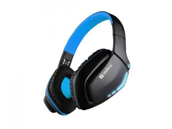 Sandberg sluchátka Bluetooth Headset Blue Storm s mikrofonem, černá