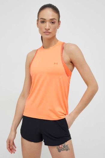 Tréningový top Under Armour Knockout 2.0 oranžová farba