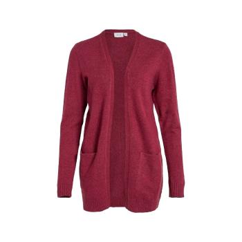 Vila  Noos Ril Cardigan - Beet Red  Kabáty Červená