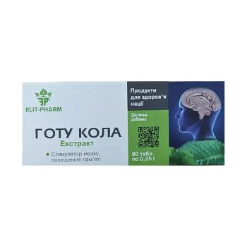 Gotu Kola extrakt - 80 tabliet - Elit Pharm