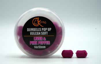 KARMA BAIT DUMBELL VULCAN SOFT BALANCED LIVER & PINK PEPPER 8X10 MM 25 G