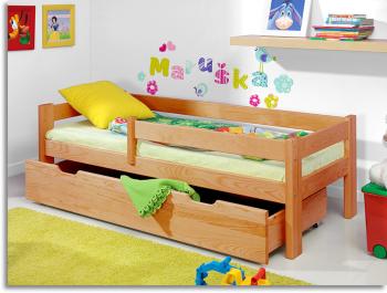 Detská posteľ Ourbaby Guardy Alder jelša 140x70 cm