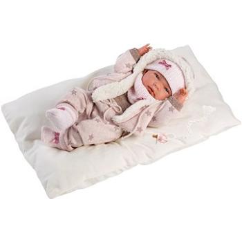 Llorens 73882 New Born Dievčatko – reálna bábika bábätko s celovinylovým telom – 40 cm (8426265738823)