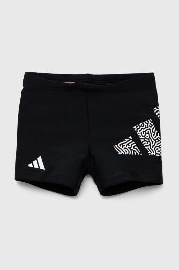 Detské plavky adidas Performance čierna farba