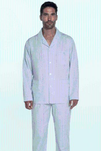 GUASCH Pánske pyžamo SERGIO Svetlo modrá XL