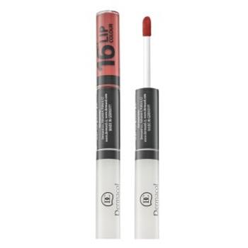 Dermacol 16H Lip Colour N. 35 dlhotrvajúca dvojfázová farba a lesk na pery 7,1 ml