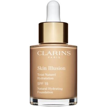 Clarins Skin Illusion Natural Hydrating Foundation rozjasňujúci hydratačný make-up SPF 15 odtieň 106 Vanilla 30 ml