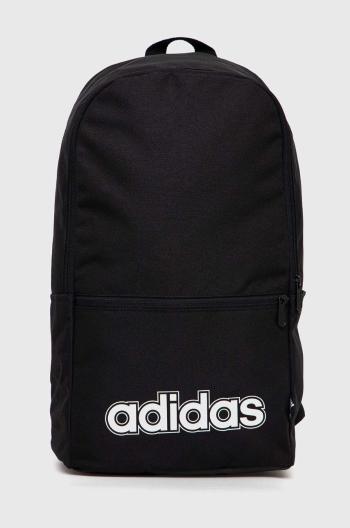 Ruksak adidas čierna farba, veľký, s potlačou