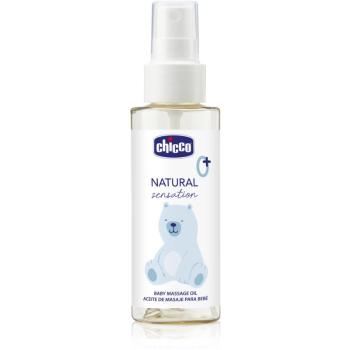 Chicco Natural Sensation Baby masážny olej pre deti od narodenia 0+ 100 ml