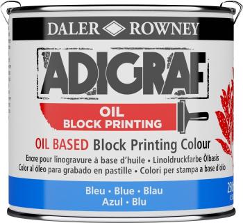 Daler Rowney Adigraf Block Printing Oil Farba na linoryt Blue 250 ml