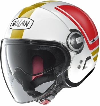 Nolan N21 Visor Flybridge Metal White Gold/Red/Green XXS Prilba