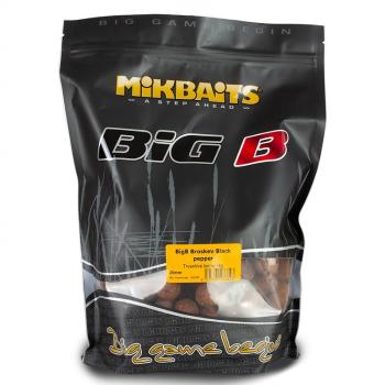 Mikbaits boilie legends bigb broskyňa black pepper-2,5 kg 24 mm