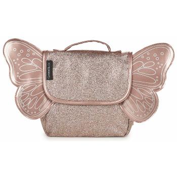 CARAMEL & CIE  BUTTERFLY BAG GLITTERS  Školské tašky a aktovky Ružová