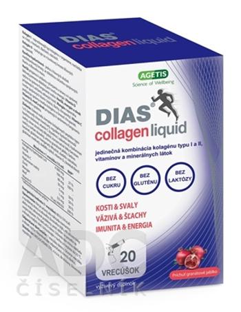 Dias Collagen liquid gél 20 vrecúšok