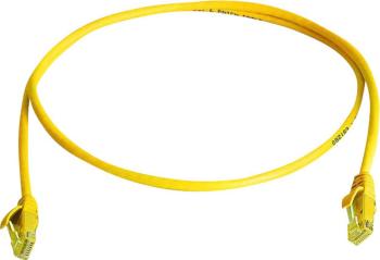 Telegärtner L00000E0066 RJ45 sieťové káble, prepojovacie káble CAT 5e U/UTP 0.50 m žltá samozhášavý, bez halogénov 1 ks