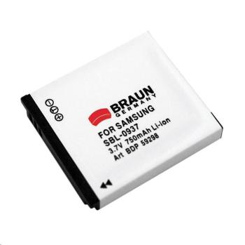 Braun akumulátor SAMSUNG SLB-0937, 750mAh