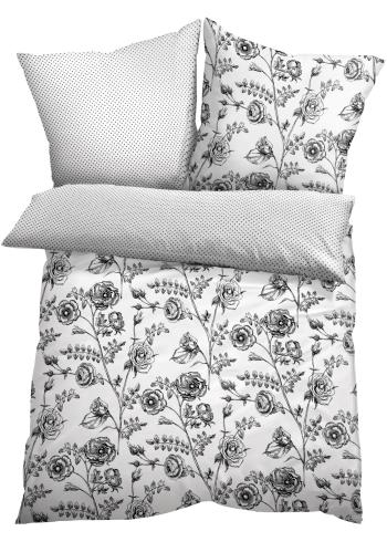 Obojstranná posteľná bielizeň s kvetovaným dizajnom