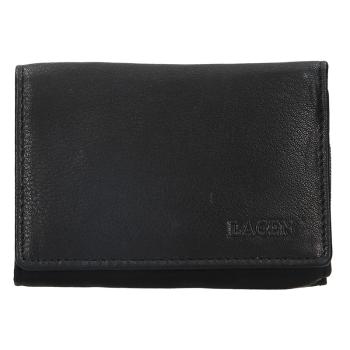Lagen Dámska peňaženka kožená LM 2520/E Čierna