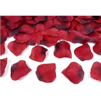 Okvetné lístky ruží textilné - červené 100 ks (5901157449894)